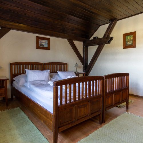 Apartman se sprchou  s manželskou postelí s 1 ložnicí