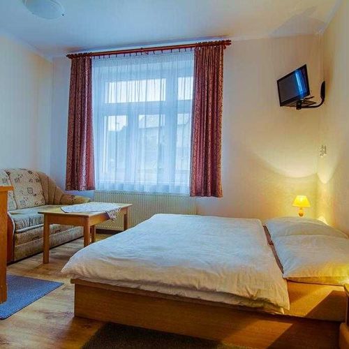 Apartament 2-osobowy z prysznicem z własną kuchnią (możliwa dostawka)