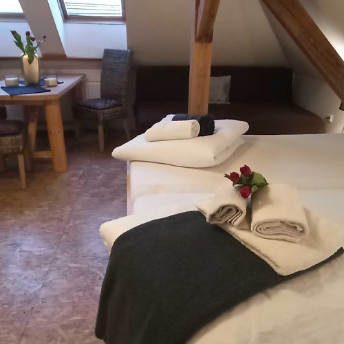 Apartman se sprchou s vlastní kuchyňkou pro 3 os. s 1 ložnicí