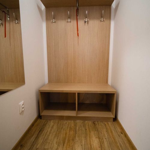Apartman se sprchou s vlastní kuchyňkou s manželskou postelí s 1 ložnicí (s možností přistýlky)