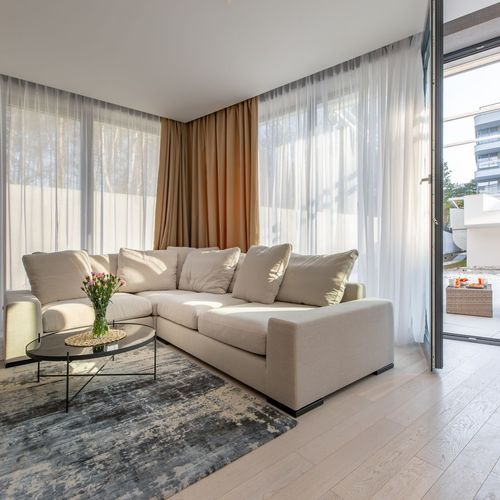 Apartament 6-osobowy na parterze Classic z 3 pomieszczeniami sypialnianymi
