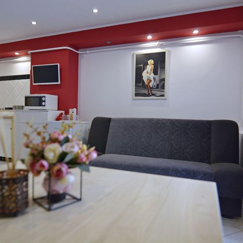 Apartament studio cu aer condiționat cu 1 camera pentru 4 pers.