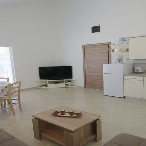 Apartman s klimatizací s manželskou postelí s 1 ložnicí na poschodí (s možností přistýlky)
