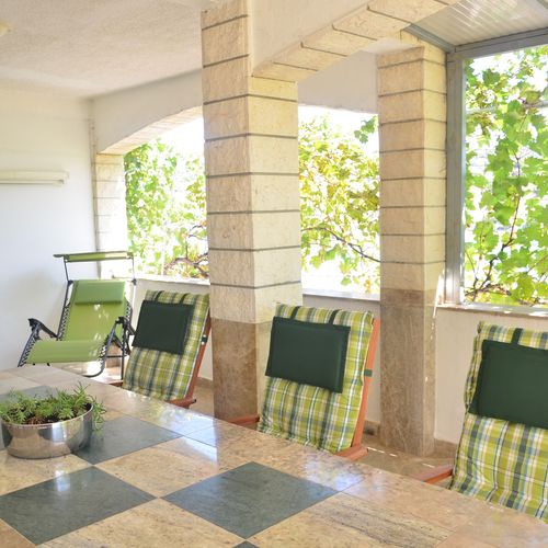 Apartman s klimatizací pro 5 os. se 2 ložnicemi s výhledem na moře A-4269-c