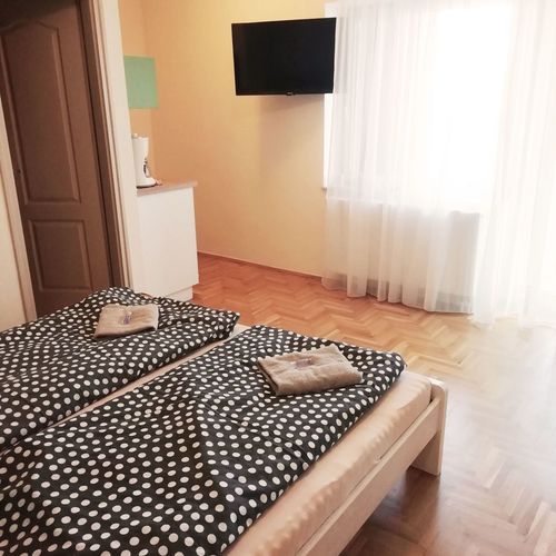 Standard Pokoj s terasou s manželskou postelí (s možností přistýlky)