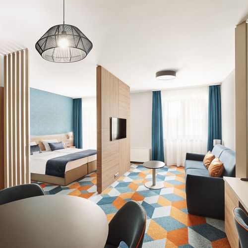 Apartament deluxe Plus familial(ă) cu 1 camera pentru 2 pers. (se poate solicita pat suplimentar)
