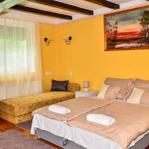Apartament 7-osobowy Premia z tarasem z 2 pomieszczeniami sypialnianymi (możliwa dostawka)