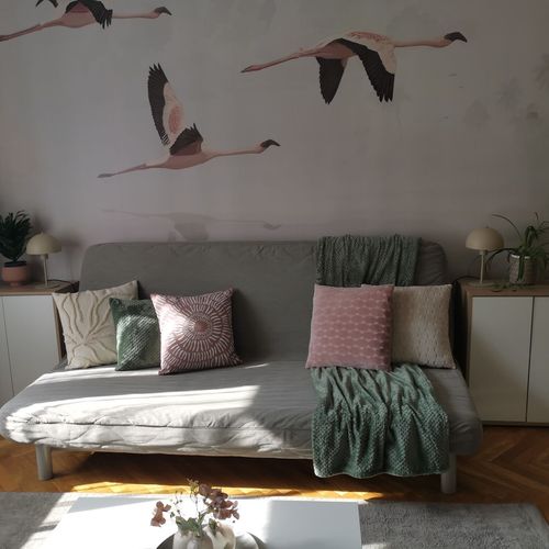 Apartament 3-osobowy z balkonem z klimatyzacją z 2 pomieszczeniami sypialnianymi
