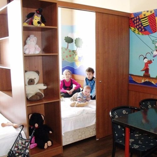 Apartament 4-osobowy Przyjazny podróżom rodzinnym z klimatyzacją z 1 pomieszczeniem sypialnianym