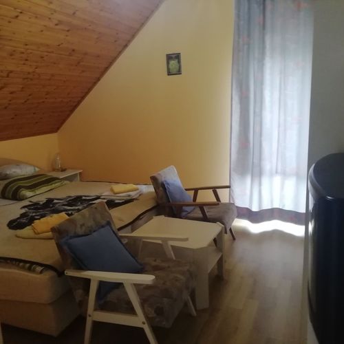 Camera dubla cu vedere spre grădină