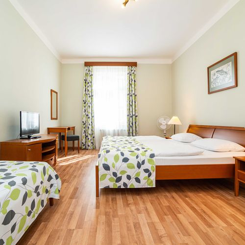 Apartament family cu bucătărie proprie cu 1 camera pentru 3 pers.