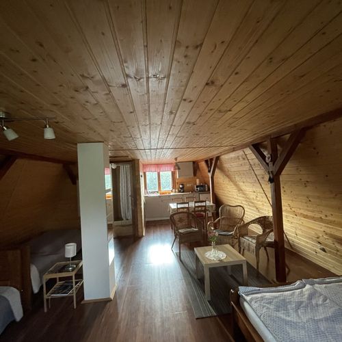 Apartament familial(ă) cu vedere spre grădină cu 1 camera pentru 4 pers.