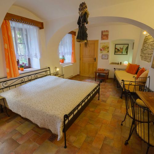 Apartman s manželskou postelí s 1 ložnicí (s možností přistýlky)