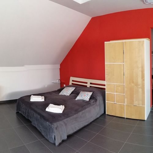 Studio Apartman s klimatizací pro 4 os. s 1 ložnicí (s možností přistýlky)
