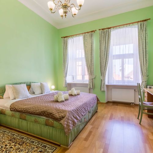 Apartman s manželskou postelí s 1 ložnicí (s možností přistýlky)