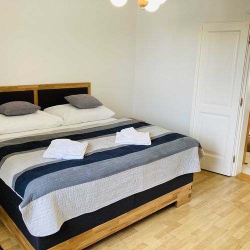 Apartman s manželskou postelí s 1 ložnicí (s možností přistýlky)