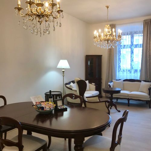 Apartman s vanou s vlastní kuchyní s manželskou postelí s 1 ložnicí