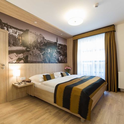 Camera dubla cu balcon cu duș