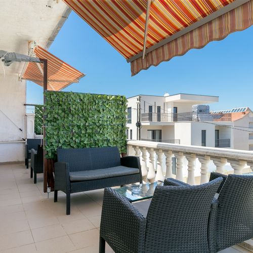 Apartament cu aer condiționat cu terasă cu 1 camera pentru 2 pers. A-16131-b