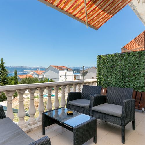 Apartament cu aer condiționat cu terasă cu 1 camera pentru 2 pers. A-16131-c