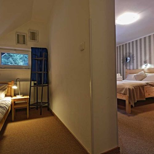 Rodinný Pokoj pro 4 os. s výhledem na les