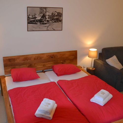 Studio Apartman se sprchou s manželskou postelí s 1 ložnicí (s možností přistýlky)
