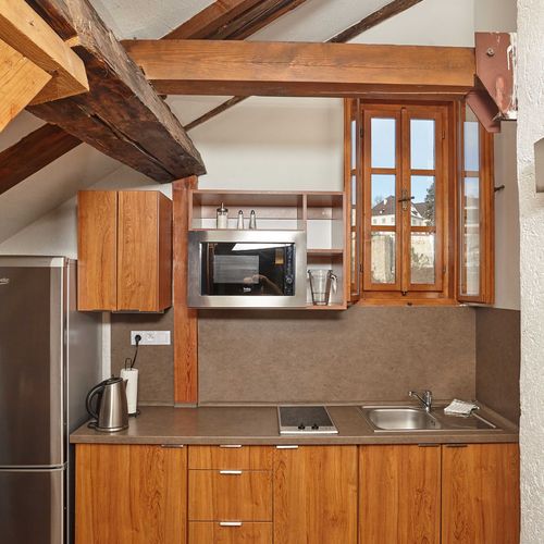 Apartament cu aer condiționat cu chicinetă proprie cu 2 camere pentru 3 pers.