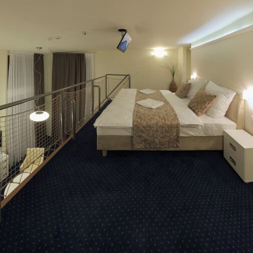 Apartman s vlastní kuchyňkou s klimatizací s manželskou postelí s 1 ložnicí (s možností přistýlky)