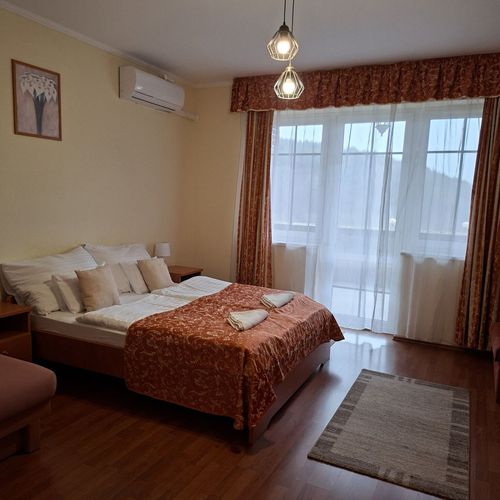 Apartament cu balcon cu panoramă cu 1 camera pentru 2 pers. (se poate solicita pat suplimentar)