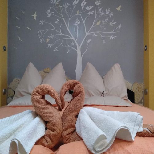 Apartament familial(ă) la demisol cu 2 camere pentru 4 pers. (se poate solicita pat suplimentar)