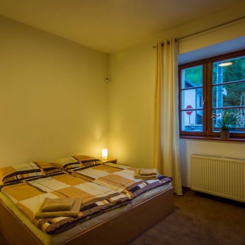 Apartament 6-osobowy z prysznicem z aneksem kuchennym z 3 pomieszczeniami sypialnianymi