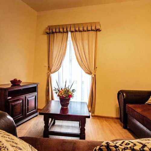 Apartament 2-osobowy z łazienką z tarasem z 1 pomieszczeniem sypialnianym