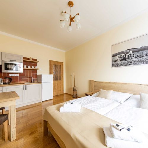 Apartament 2-osobowy z prysznicem z 1 pomieszczeniem sypialnianym