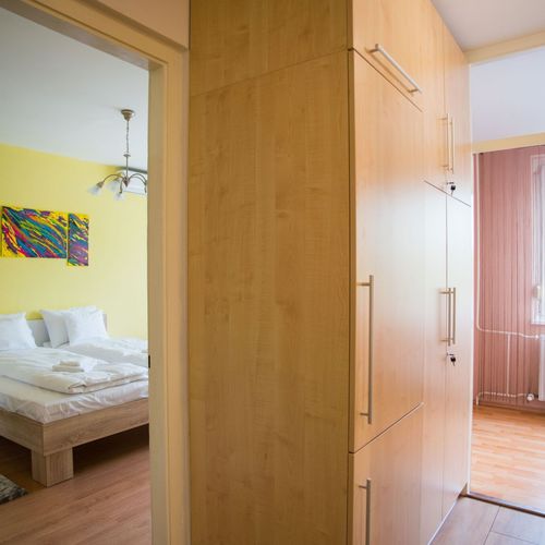 Apartament 4-osobowy Standard z widokiem na dziedziniec z 2 pomieszczeniami sypialnianymi