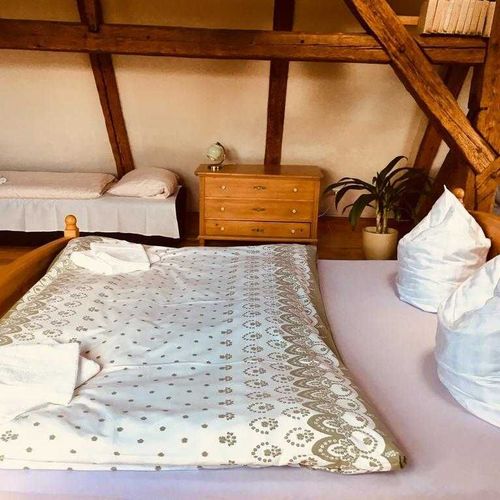 Apartament cu duș cu 2 camere pentru 6 pers.