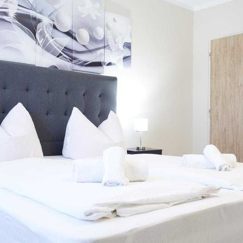 Apartman se sprchou s manželskou postelí s 1 ložnicí (s možností přistýlky)