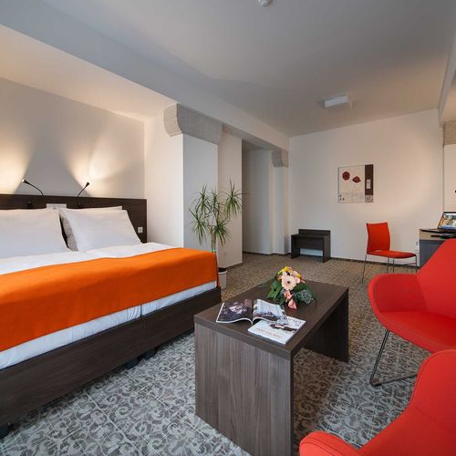 Apartman s balkónem s vlastní kuchyňkou pro 3 os. s 1 ložnicí