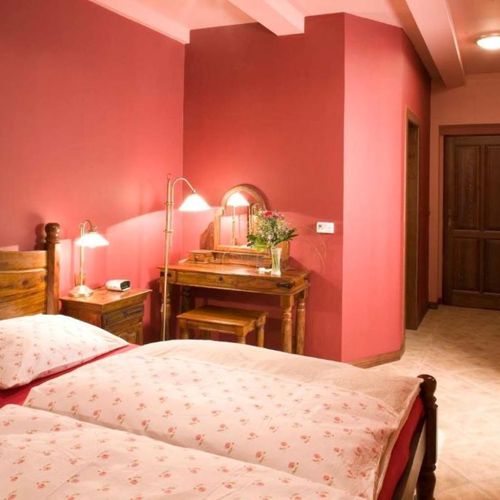 Apartman se sprchou  s manželskou postelí s 1 ložnicí (s možností přistýlky)