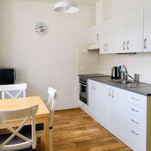 Apartament cu duș cu chicinetă proprie cu 1 camera pentru 3 pers.