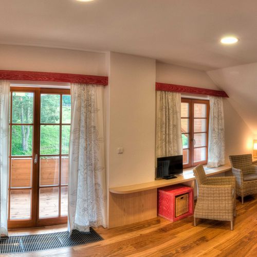 Apartman s balkónem se sprchou pro 4 os. se 2 ložnicemi