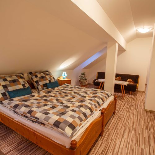 Apartament 2-osobowy z prysznicem z balkonem (możliwa dostawka)