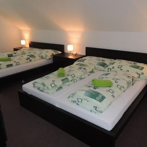 Apartament 6-osobowy z prysznicem z aneksem kuchennym z 2 pomieszczeniami sypialnianymi