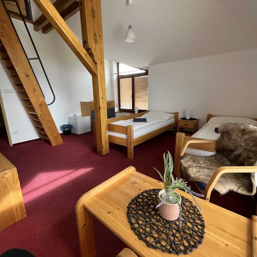 Apartament 3-osobowy z prysznicem (możliwa dostawka)