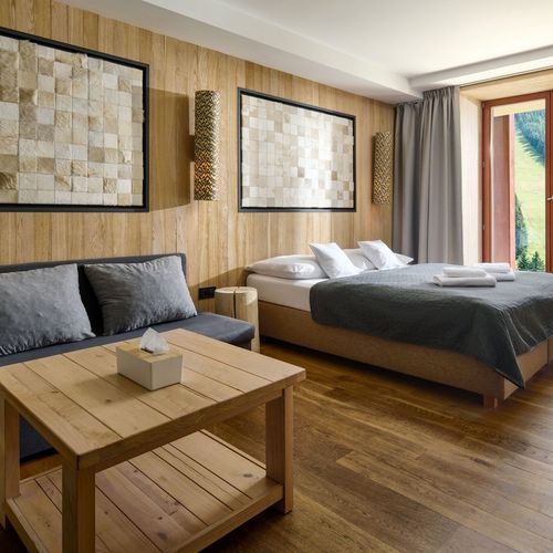 Apartament 4-osobowy Deluxe z prysznicem z 2 pomieszczeniami sypialnianymi (możliwa dostawka)