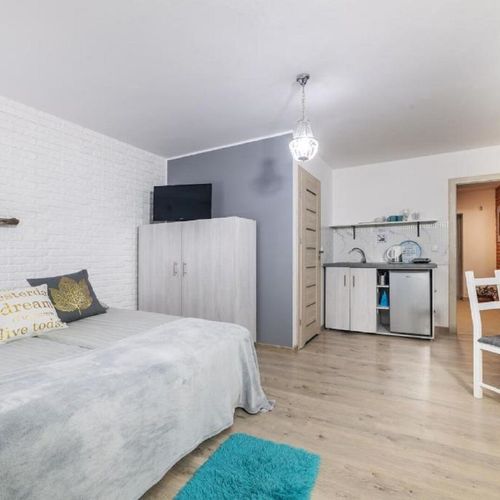 Apartament la etaj cu terasă cu 1 camera pentru 3 pers.
