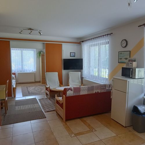 Apartman se sprchou s vlastní kuchyňkou pro 5 os. s 1 ložnicí
