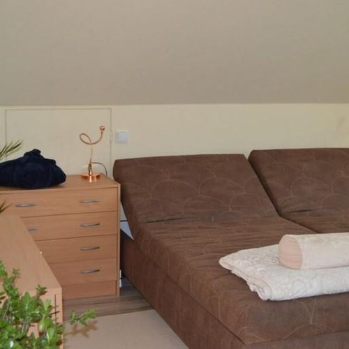 Apartman se sprchou s vlastní kuchyňkou s manželskou postelí s 1 ložnicí (s možností přistýlky)