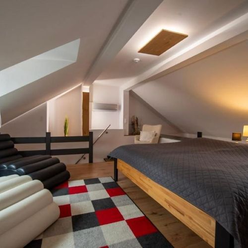 Apartament 2-osobowy z klimatyzacją z wanną z 1 pomieszczeniem sypialnianym (możliwa dostawka)