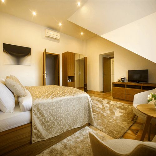 Deluxe  Apartman s manželskou postelí s 1 ložnicí (s možností přistýlky)