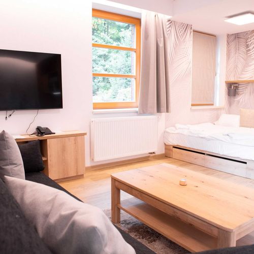 Apartament cu balcon cu 1 camera pentru 2 pers.